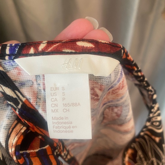 ❌SOLD❌ 💒 H&M SMALL AZTEC PRINT ANIMAL FIT FLARE DRESS - Picture 6 of 7